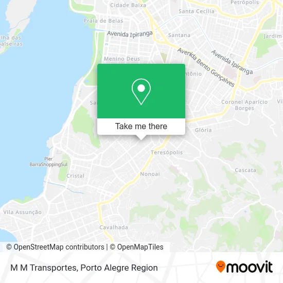 M M Transportes map
