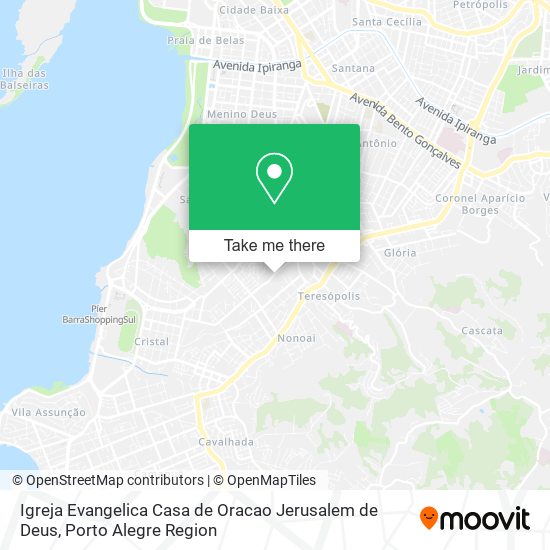 Igreja Evangelica Casa de Oracao Jerusalem de Deus map