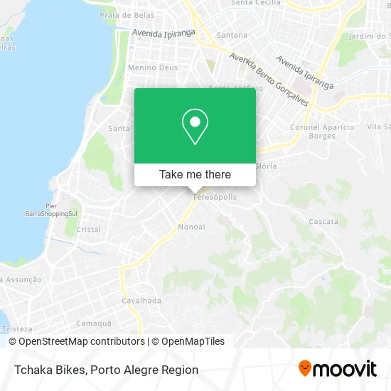 Tchaka Bikes map