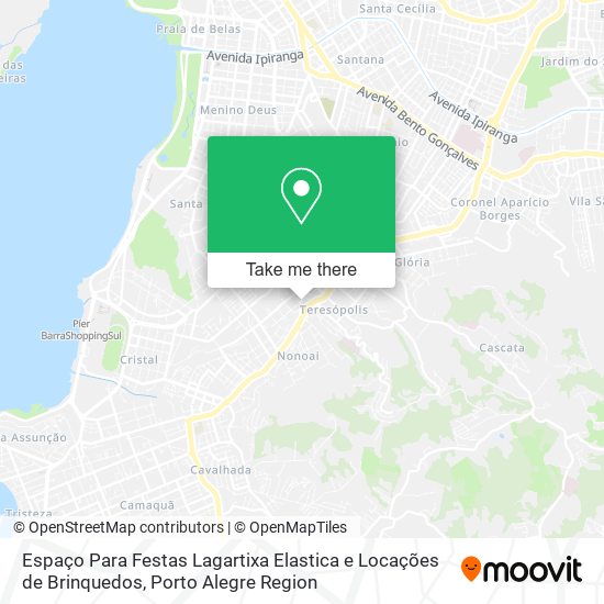 Espaço Para Festas Lagartixa Elastica e Locações de Brinquedos map