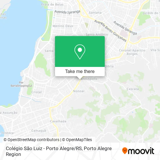 Colégio São Luiz - Porto Alegre / RS map