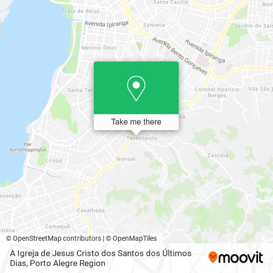 A Igreja de Jesus Cristo dos Santos dos Últimos Dias map