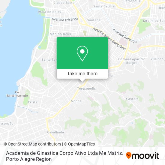 Academia de Ginastica Corpo Ativo Ltda Me Matriz map