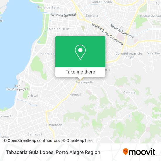 Mapa Tabacaria Guia Lopes