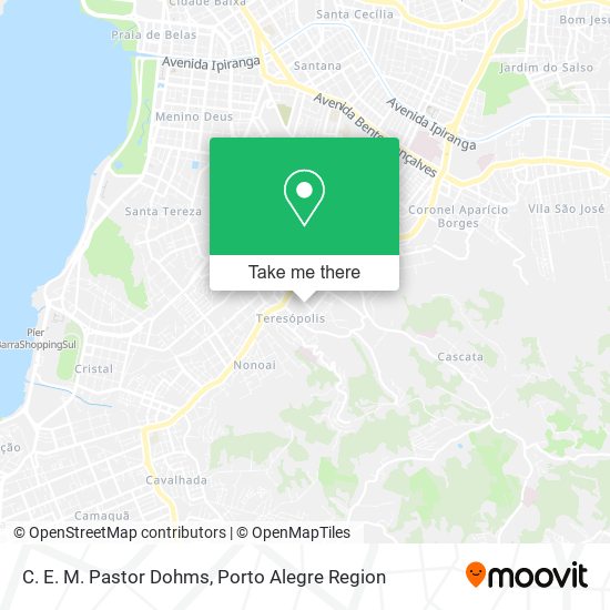 C. E. M. Pastor Dohms map