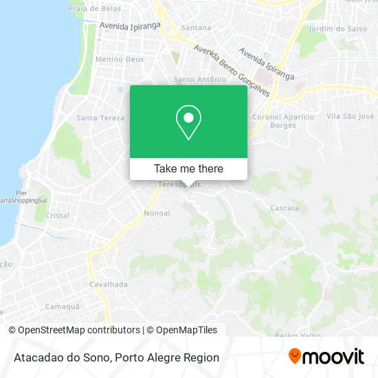 Mapa Atacadao do Sono