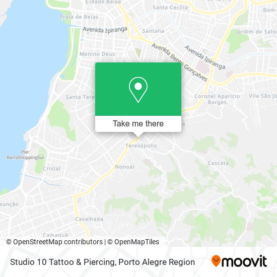 Mapa Studio 10 Tattoo & Piercing