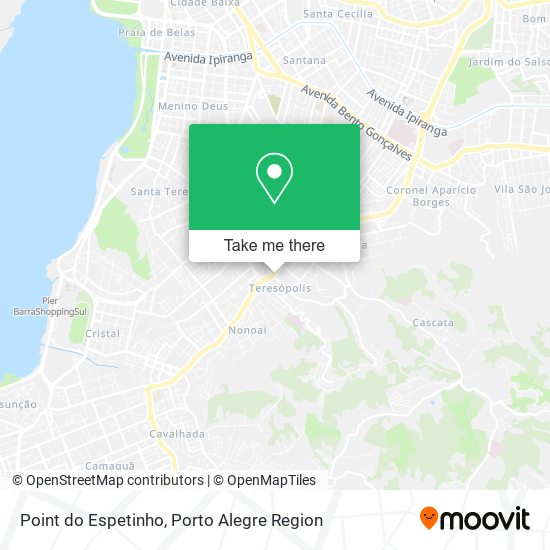 Point do Espetinho map