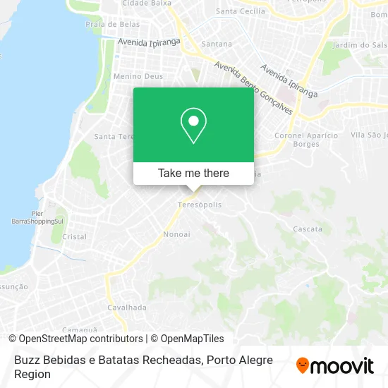 Buzz Bebidas e Batatas Recheadas map