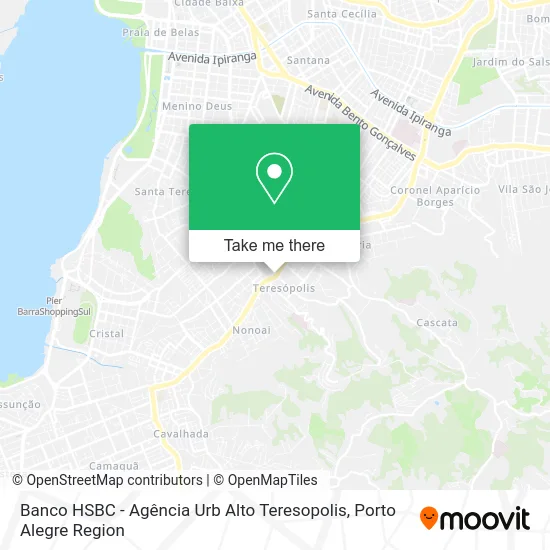 Banco HSBC - Agência Urb Alto Teresopolis map