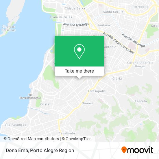 Dona Ema map