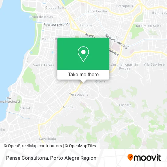 Pense Consultoria map