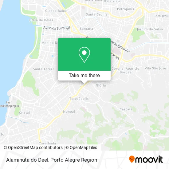 Alaminuta do Deel map