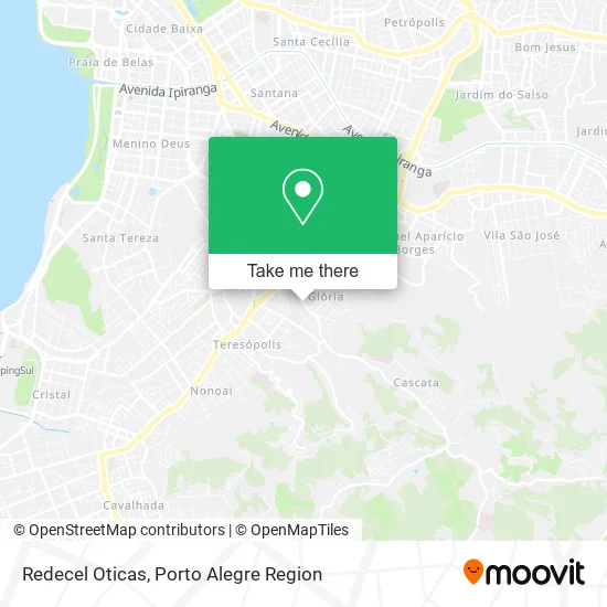 Redecel Oticas map