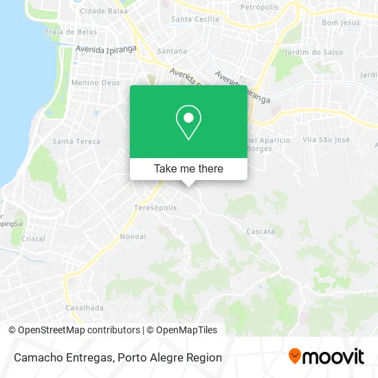 Mapa Camacho Entregas