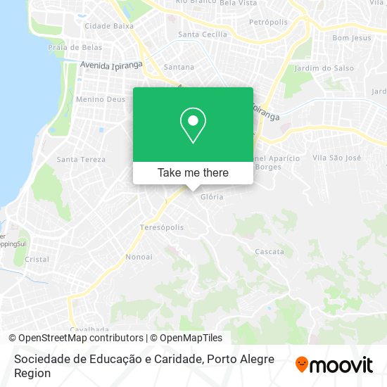 Sociedade de Educação e Caridade map