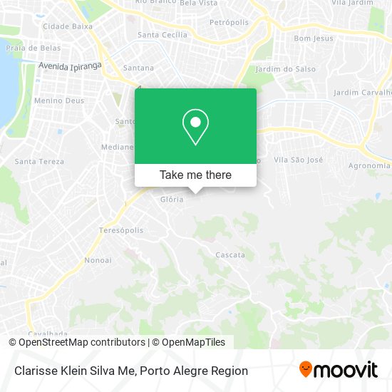 Clarisse Klein Silva Me map