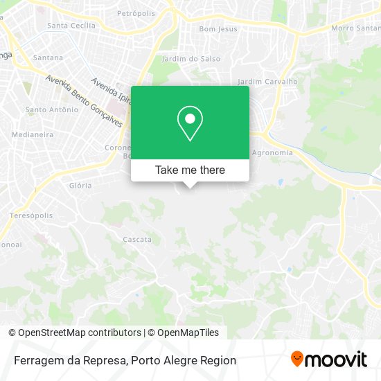 Ferragem da Represa map