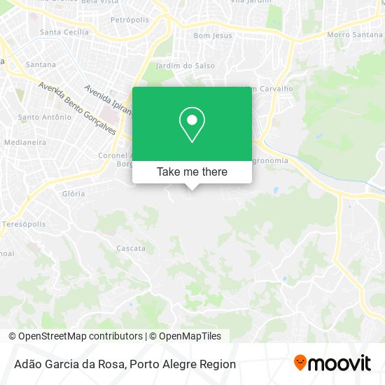 Mapa Adão Garcia da Rosa