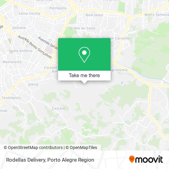 Mapa Rodellas Delivery