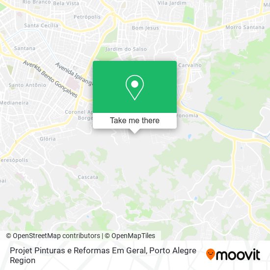 Projet Pinturas e Reformas Em Geral map