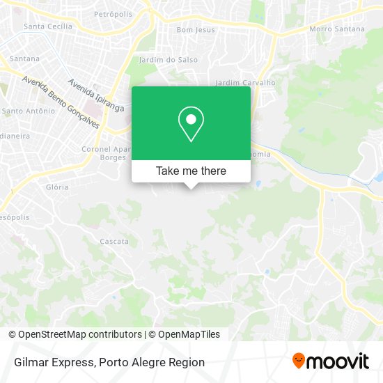 Mapa Gilmar Express