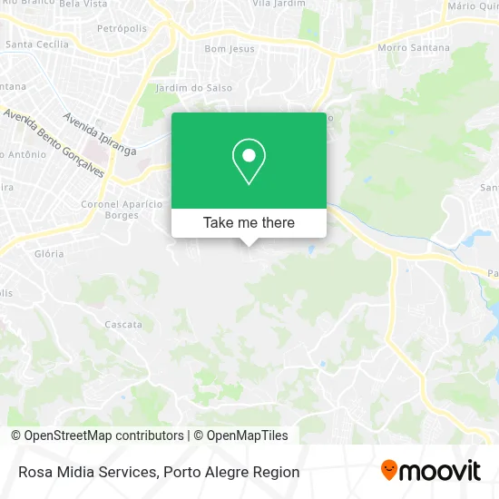 Rosa Midia Services map
