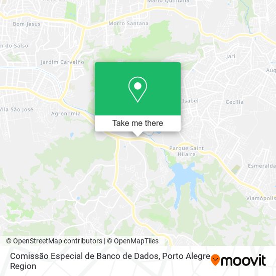 Mapa Comissão Especial de Banco de Dados