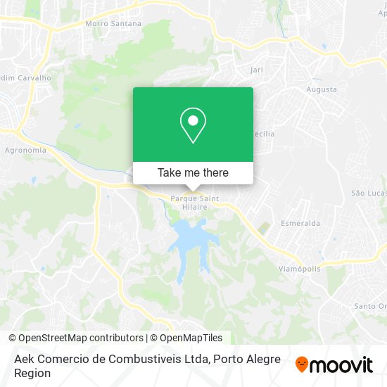 Aek Comercio de Combustiveis Ltda map