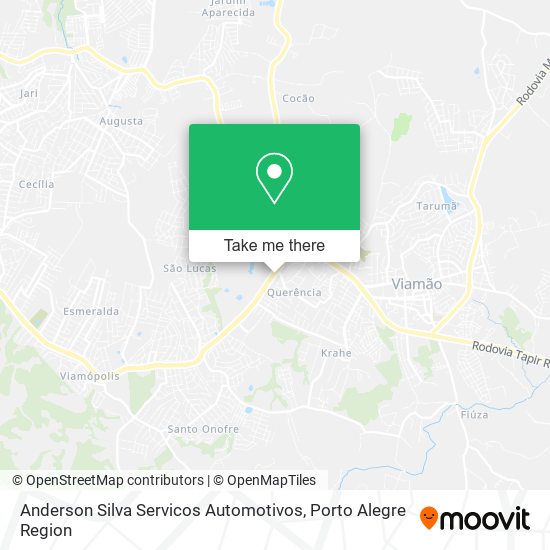 Mapa Anderson Silva Servicos Automotivos