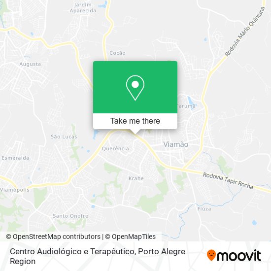 Centro Audiológico e Terapêutico map