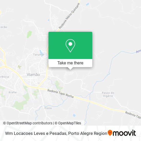Wm Locacoes Leves e Pesadas map