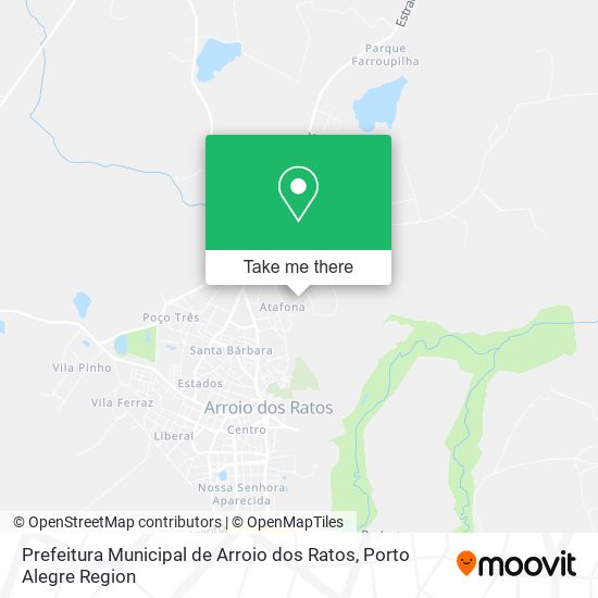 Prefeitura Municipal de Arroio dos Ratos map