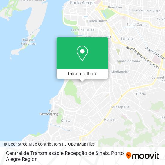 Central de Transmissão e Recepção de Sinais map