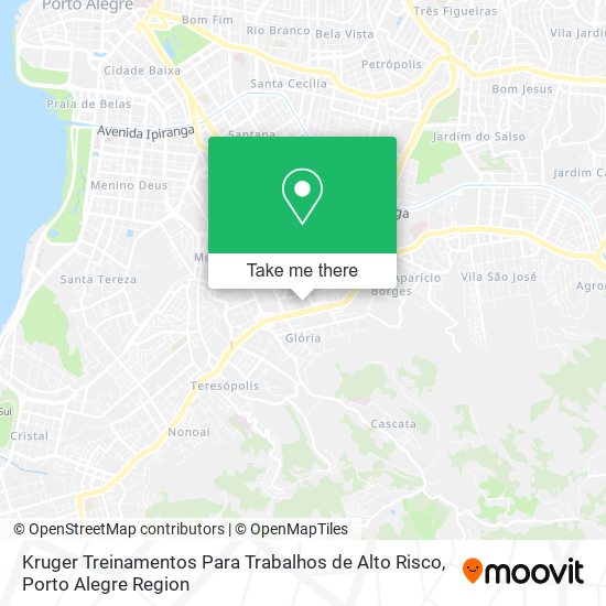 Kruger Treinamentos Para Trabalhos de Alto Risco map