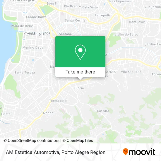 AM Estetica Automotiva map