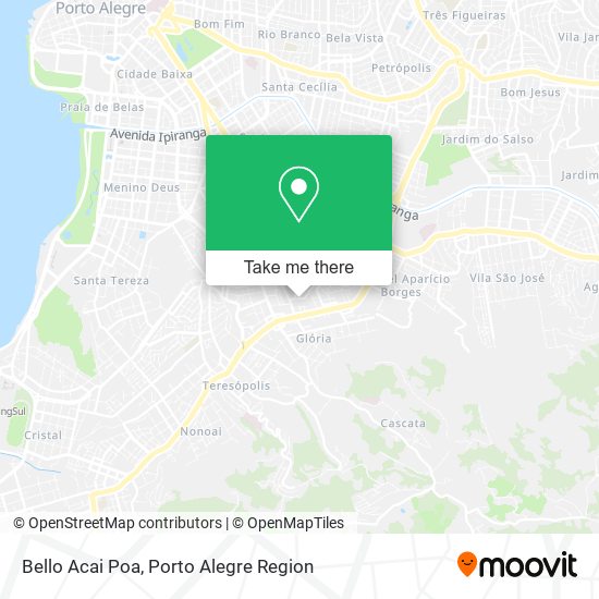 Bello Acai Poa map