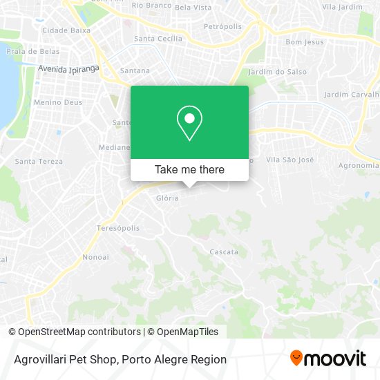 Agrovillari Pet Shop map