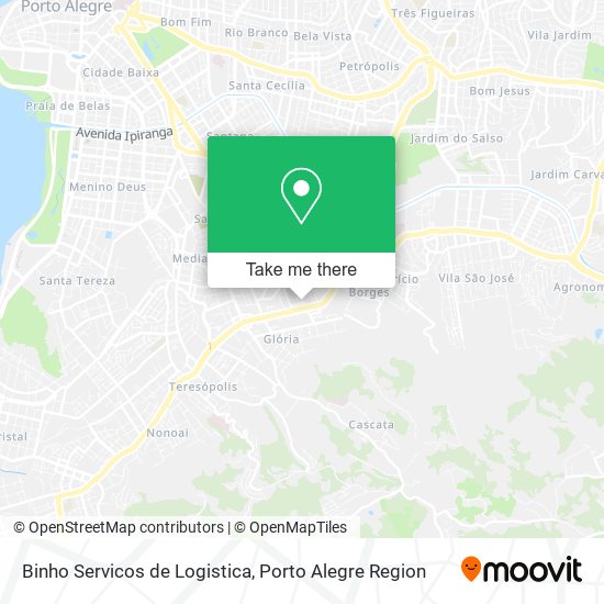 Binho Servicos de Logistica map