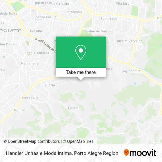 Hendler Unhas e Moda Intima map