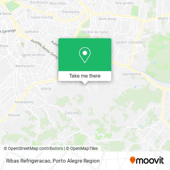 Ribas Refrigeracao map