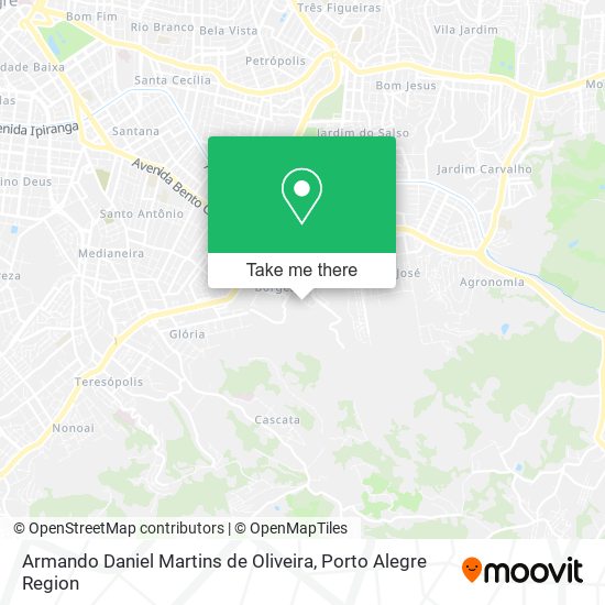 Armando Daniel Martins de Oliveira map