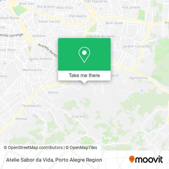 Mapa Atelie Sabor da Vida