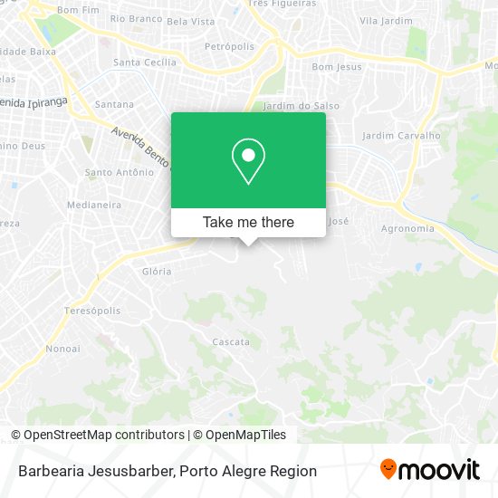 Barbearia Jesusbarber map