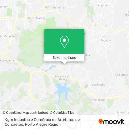 Kgm Indústria e Comércio de Artefatos de Concretos map