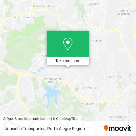 Mapa Joaninha Transportes