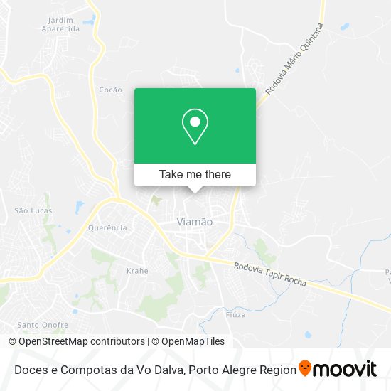 Mapa Doces e Compotas da Vo Dalva