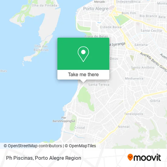 Ph Piscinas map