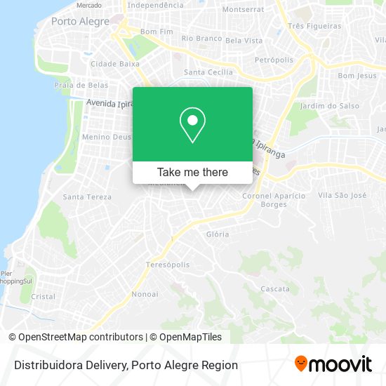 Distribuidora Delivery map