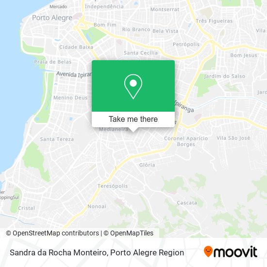 Sandra da Rocha Monteiro map